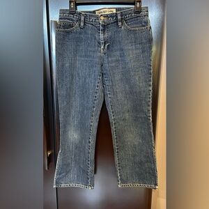Gap side split denim capri jeans size 4